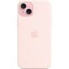 Фото — Чехол для смартфона iPhone 15 Plus Silicone Case with MagSafe, Light Pink
